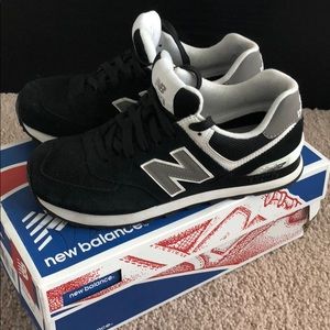 Slightly worn New Balance sneakers